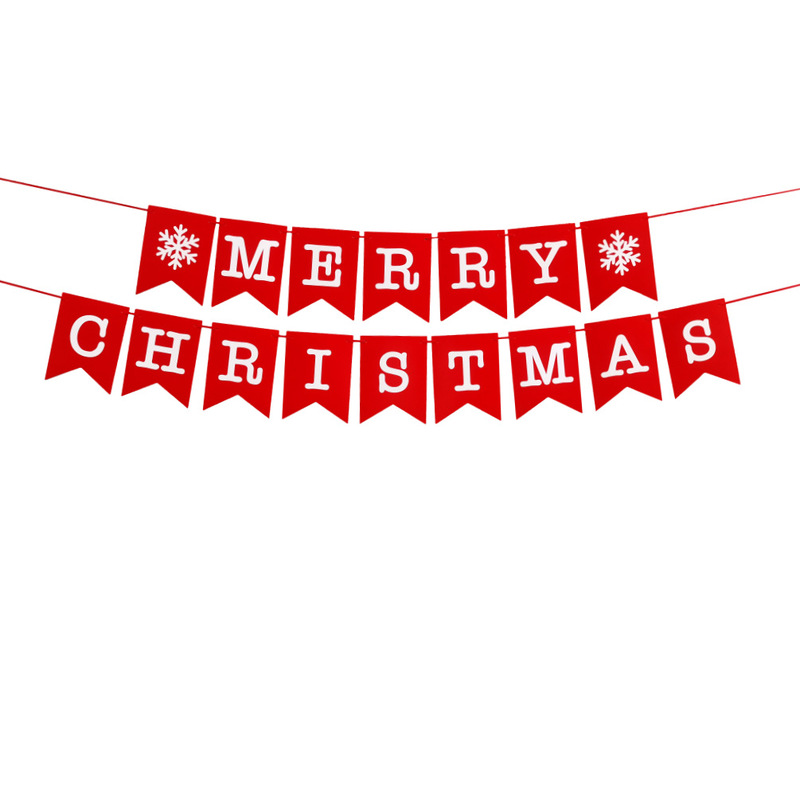 欧米のクリスマスmerry christmasの場所には、紙の旗を飾るクリスマスの楽しい横断幕が飾られている|undefined