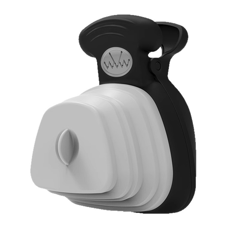 Clip de baño plegable portátil para caminar con perros al aire libre para caminar con perros para recoger heces