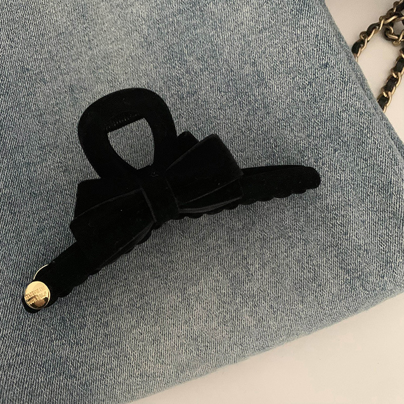 Controllo dei dettagli ~ fermaglio per capelli con fiocco in velluto squisito, fermaglio per capelli con testa di principessa, fermaglio per capelli con squalo, accessori per capelli_voghion.com