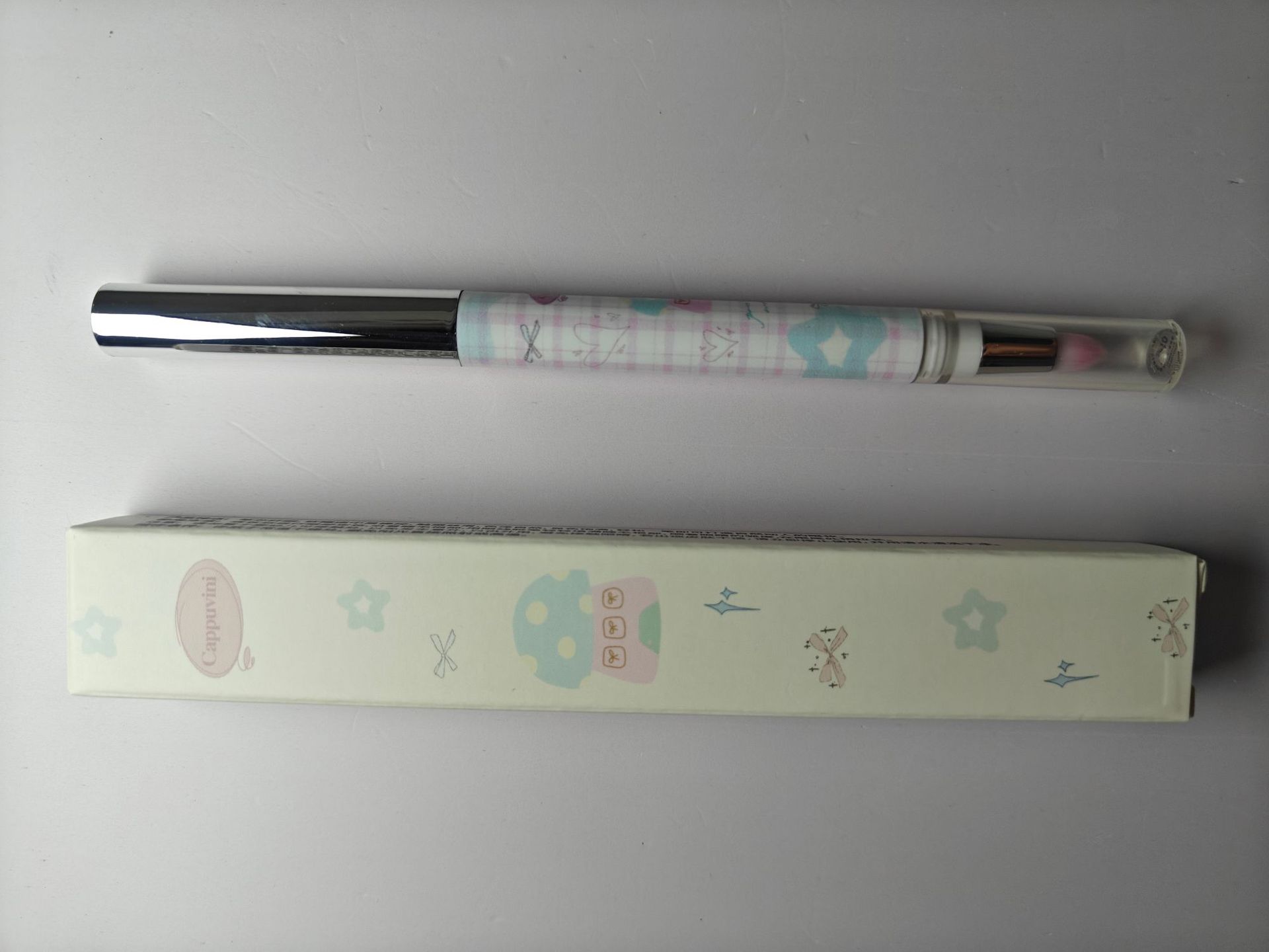 Cappuvini's cute pet double-headed eyeliner gel pen, with a shadow eyeliner that is waterproof, natural and less likely to cause smudging when crossing borders undefined