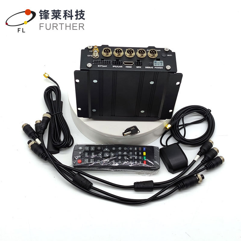 出租车公交车监控1080P8路高清SD卡车载录像机监控套装4G远程监控