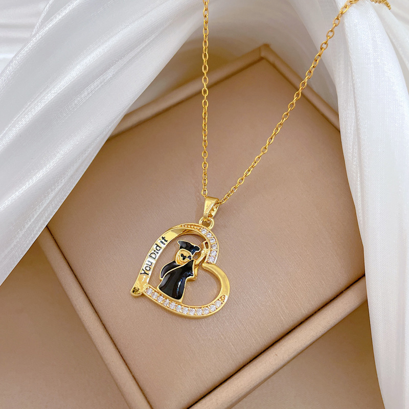 Gorgeous Diamond Collarbone Chain Necklace For Women Titanium Steel_voghion.com