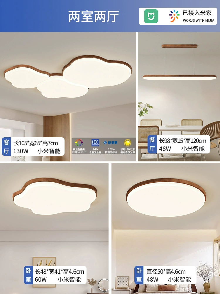 Ceiling light, ultra thin combined lights, eyes protection
