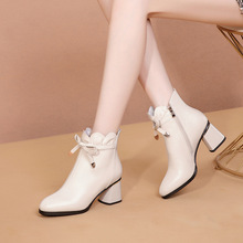 5cm�и���ɫ��Ͳѥ���ﶬ�¿�ŮѥţƤ�A�^�ָ���ѥŮ�����YƤѥ