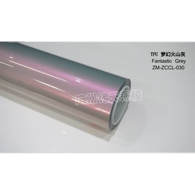 crystal piano black, Alexander silver, Auto Color Change Film - imported-tpu-dreamy-volcanic-ash-152-15m-roll