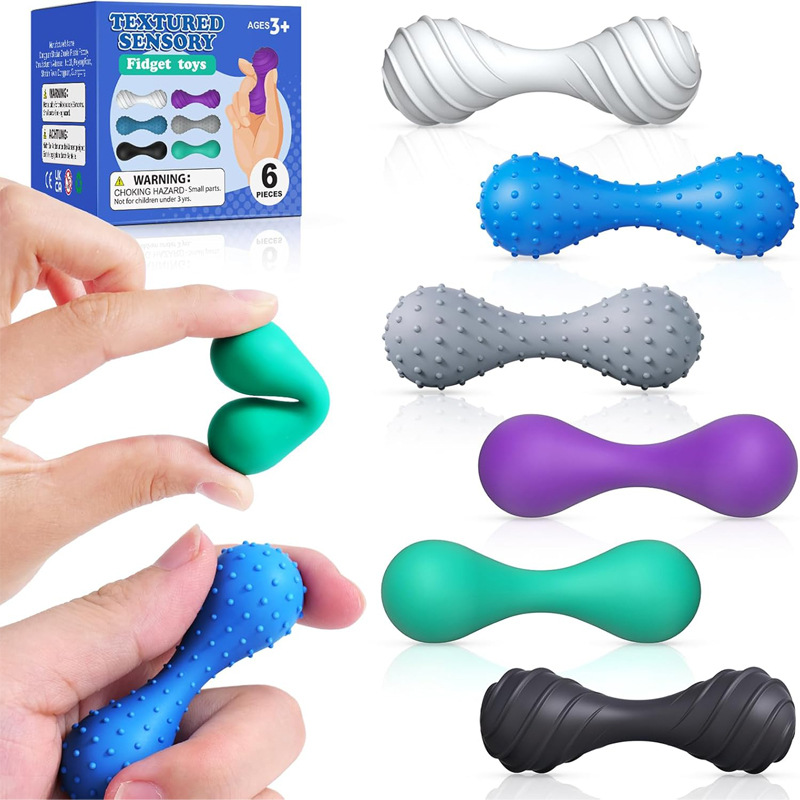 Nuevos juguetes Fidget transfronterizos juguetes sensoriales de silicona para adultos juguetes sensoriales de silicona reducción de presión