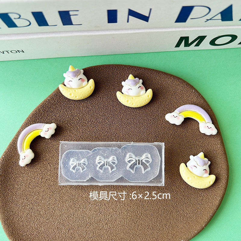 漫画弓ネイルアートデコレーションシリコーン型三次元レリーフ DIY 接着剤 UV 接着剤彫刻型交換モデル|undefined
