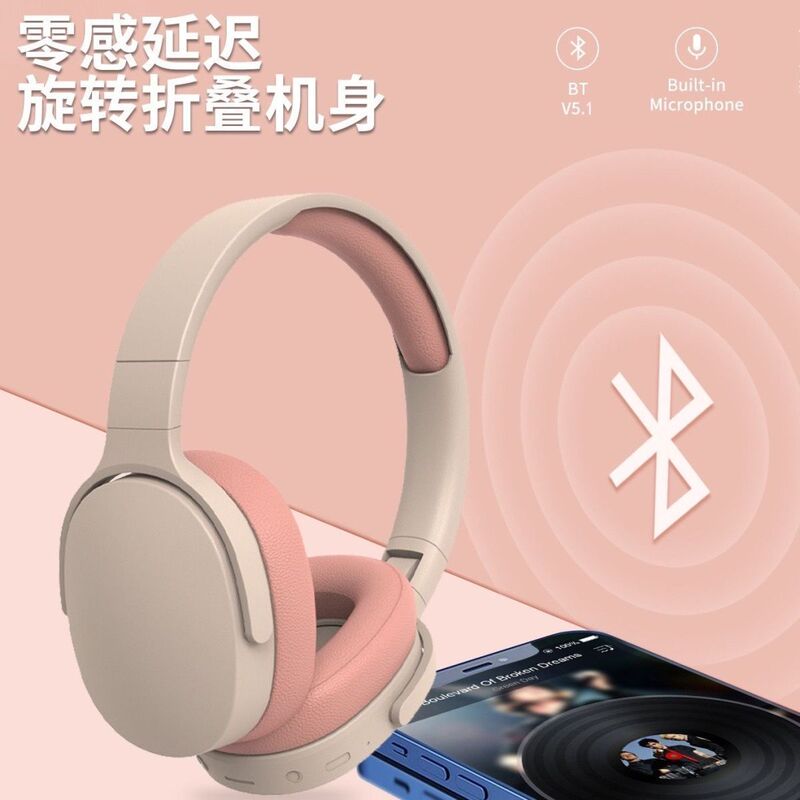 Head-Mounted Bluetooth Headset, Wireless Gaming Headset, Rotating and Foldable, with Microphone, Universal Headset for Mobile Phones and Computers Head-Mounted Bluetooth Headset, Wireless Gaming Headset, Rotating and Foldable, with Microphone, Universal Headset for Mobile Phones and Computers