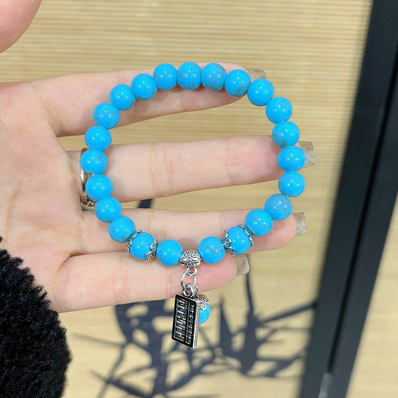 Ábaco pareja amigas pulseras artificiales hombres y mujeres pulseras regalo de cumpleaños estilo nacional nuevo hombre