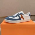 Navy Blue Leather Shoes Size