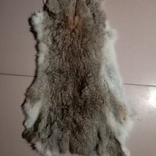 整张兔皮原色
