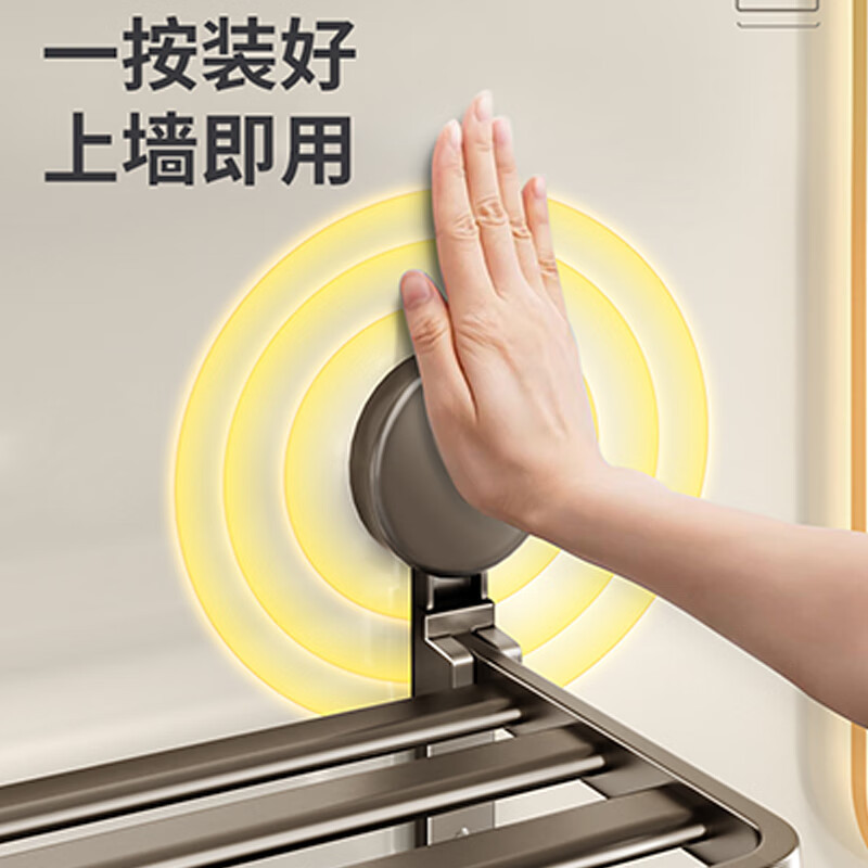 Vipper toalla estante de toallas de ceniza de pistola estante de baño colgantes de baño sin perforación inodoro espacio de aluminio toallas de toallas de baño