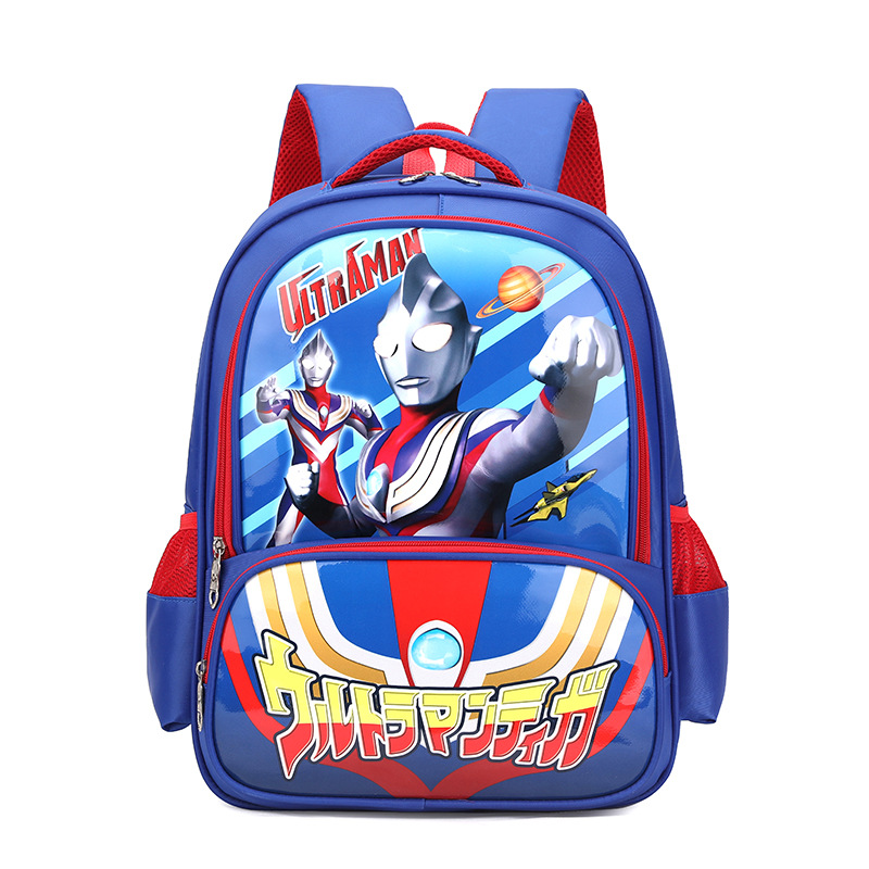 Spider-Man bolsa de dibujos animados de alivio de carga de protección de la columna Nuevo estudiante de la escuela primaria mochila 1-5 grado niños