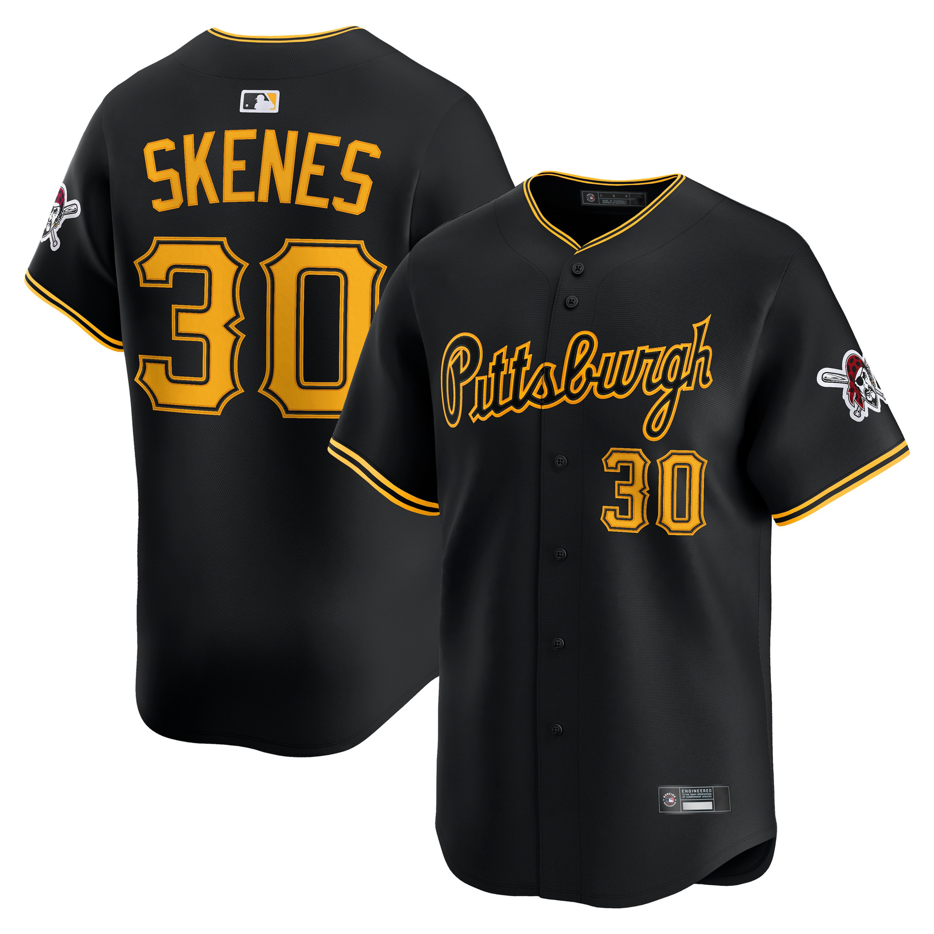 2026新款欧美MLB美式棒球衫刺绣棒球服短袖海盗队外贸现货30号21