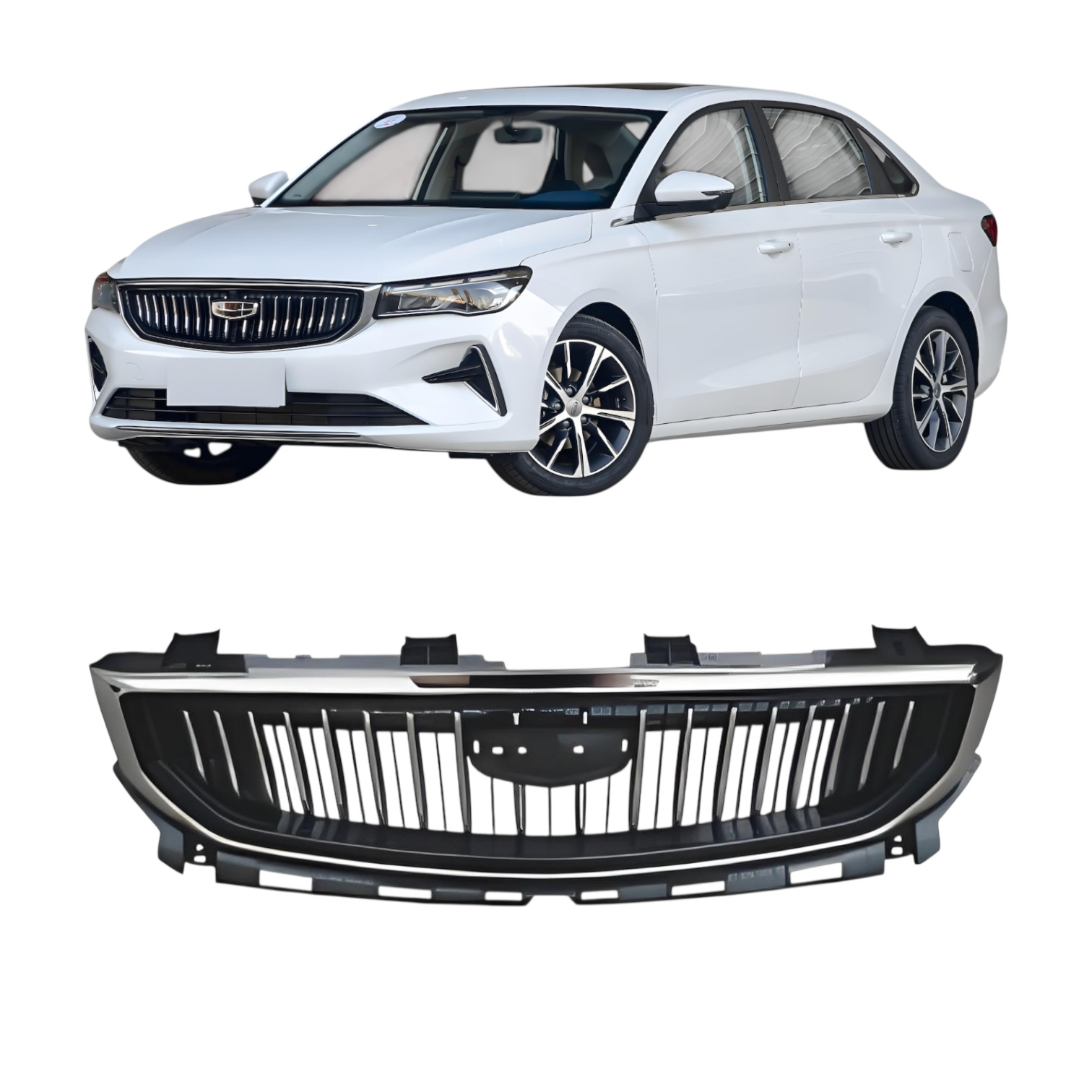 Suitable for 22 Models of Geely Emgrand Radiator Cover, Front Grille, Heat Dissipation Grille 6013045200
