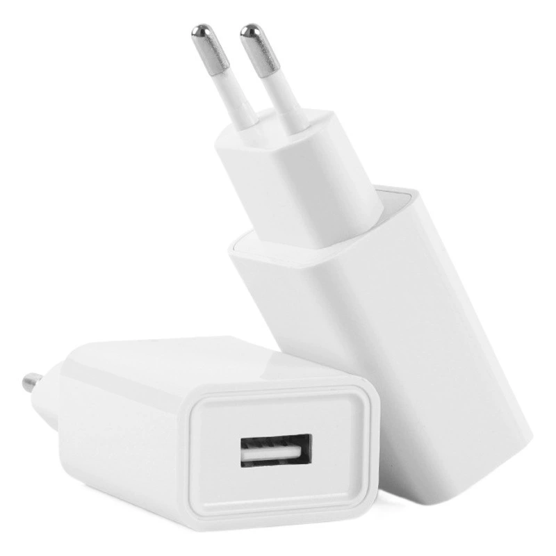 Прямая поставка с фабрики 5V2A Европейский стандарт зарядная головка для мобильного телефона CE Европейский стандарт/FCC США стандартное зарядное устройство плоская быстрая зарядная головка оптом