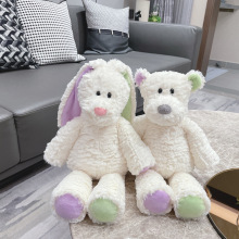 批发清新可爱白色兔子毛绒玩具儿童治愈系玩偶布娃娃礼品批发