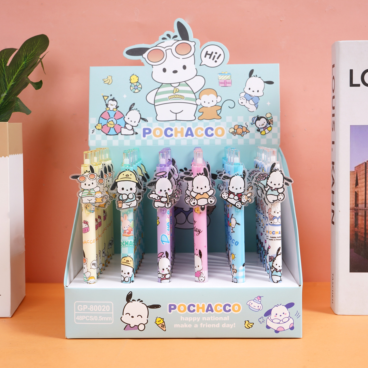 GP - 80008 miel Nieve Ice City parche pulsar lápiz móvil Kapibara Kulomi alto valor de la cara estudiante lápiz neutro 0.5