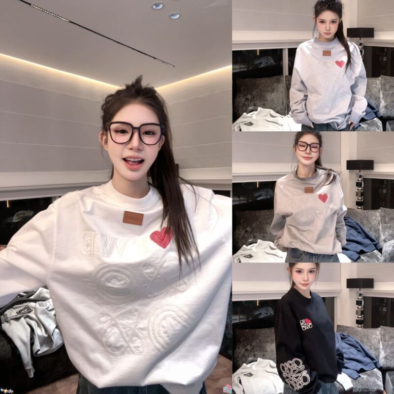 【En En】2025 Autumn/Winter New Designer Versatile Fashion Item Autumn/Winter Trendy Luxury Men's Sweatshirt