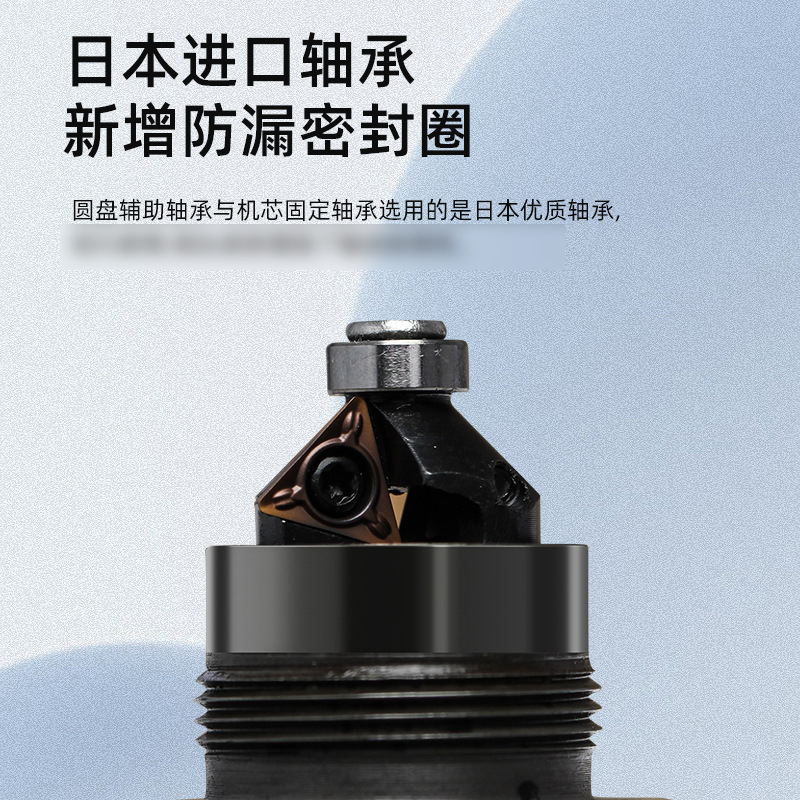 Americano-Japonés máquina herramienta mini máquina de biselado neumático pequeño arco de ángulo recto de mano molde grande pieza de trabajo desbarbado R100