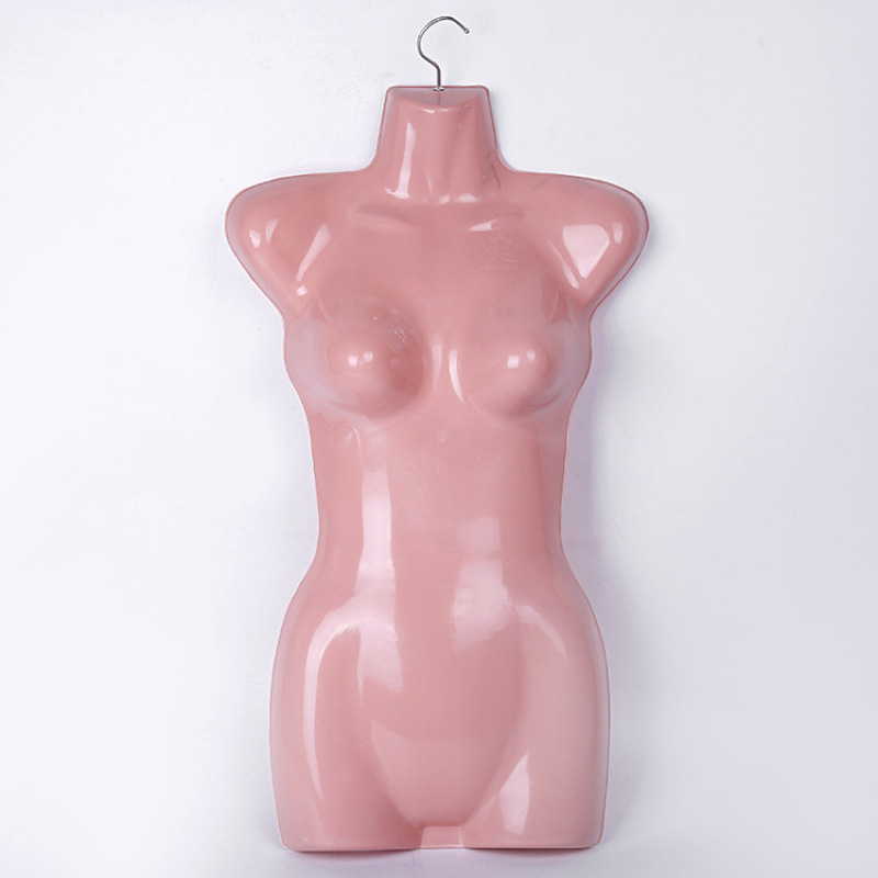 Accesorios tiendas de ropa de mujer exhibición de trajes de baño colgando pijamas modelo de ropa interior percha de cuerpo