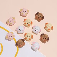 迷你仿真腮红狗狗树脂配件diy奶油胶手机壳发夹贴键盘美甲装饰品