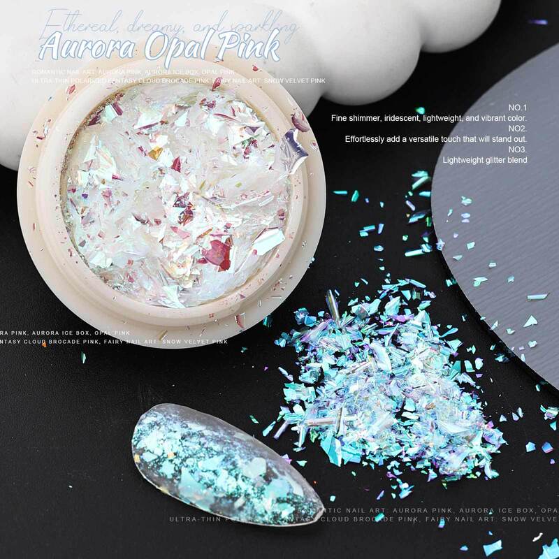 Xiaohongshu's Popular Nail Art High-Gloss Cloud Brocade Powder, Sparkling Ice Crystal Velvet Powder, Aurora Foil Flakes, Foil Powder Nail Decoration Xiaohongshu's Popular Nail Art High-Gloss Cloud Brocade Powder, Sparkling Ice Crystal Velvet Powder, Aurora Foil Flakes, Foil Powder Nail Decoration