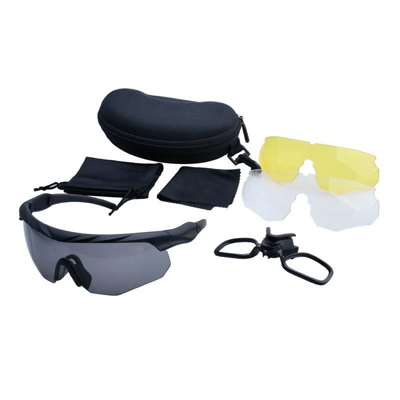 Gafas Tácticas de Protección TR90 y PC con Lentes Intercambiables para Tiro CS image 8