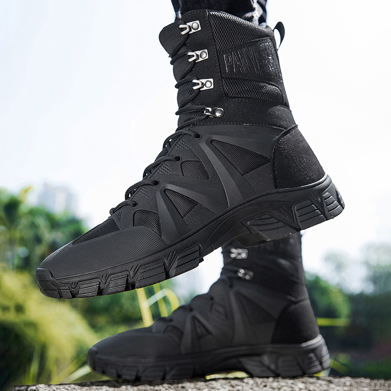 Martin botas grandes zapatos de caminata del desierto para hombres botas militares anti-colisión anti-patada botas tácticas al por mayor transfronterizas