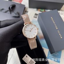 爆款时尚DW超薄石英手表方形圆形情侣休闲男女士腕表满天星日志批