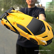 感应变形车充电跑车大遥控车金刚机器人儿童玩具汽车男孩赛车礼物