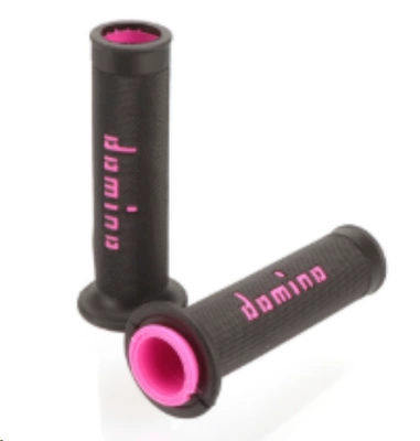 Domino A010 Modified Grips Motosiklet ləvazimatları və aksesuarları - 010-black-background-pink-characters