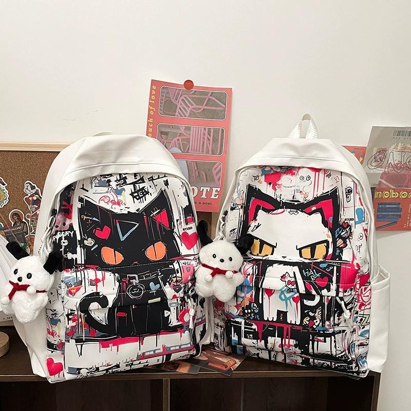 Backpack, shoulder bag, school bag, Korean style, for students, for beloved