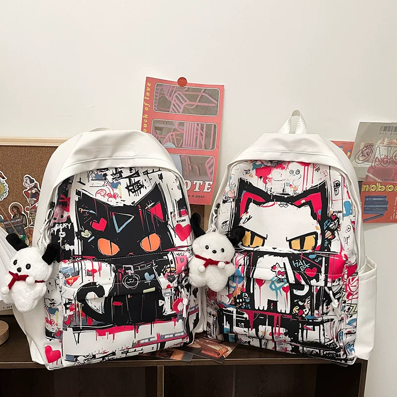 Backpack, shoulder bag, school bag, Korean style, for students, for beloved