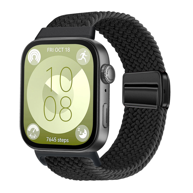 華為watch Fit4磁気ボタン編みバンドhuawei watch fit3/4proバンドに適しています|undefined