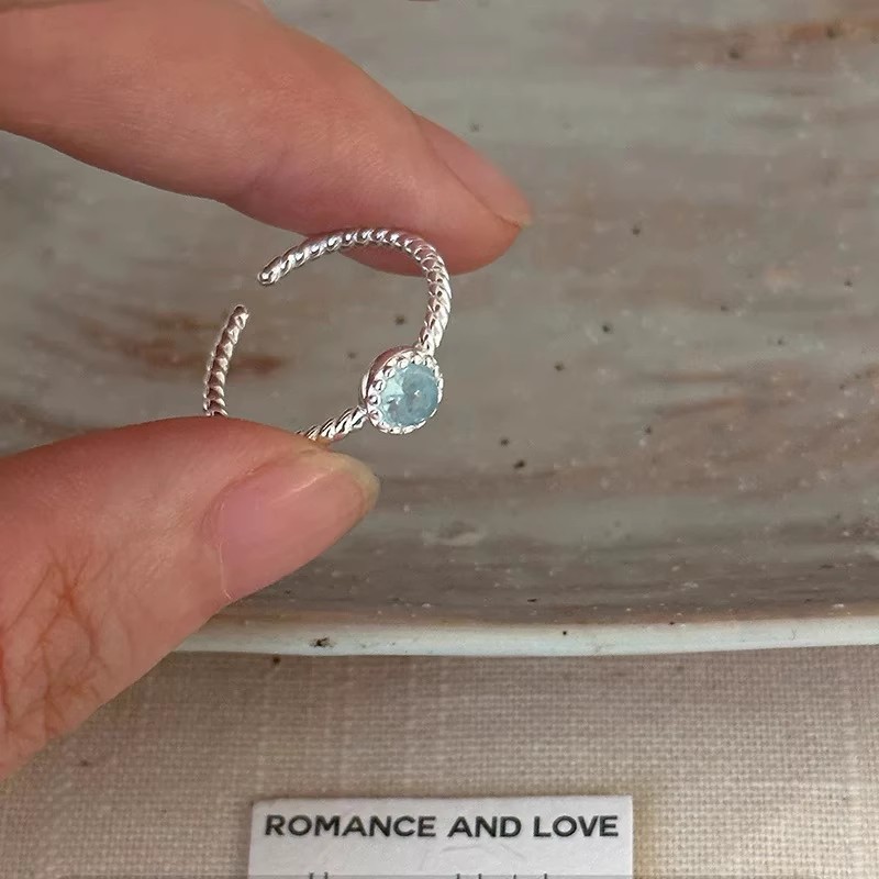 1g Weight Open Rings Classification Adjustable Ring Size 1 Piece Quantity Daily, Date Occasion 925 Sterling Silver Material Geometric Pattern All Seasons Season Women's Gender Simple Style, Classic Style Style 1 Piece 925 Sterling Silver Geometric Open Rings 8
