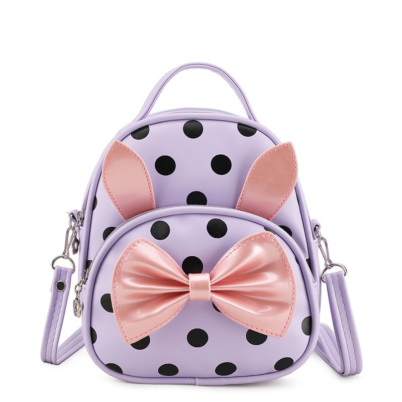 2019 nuevos niños mini mochila de dibujos animados lindo conejo arco hombro bolsa de mensajero princesa mochila