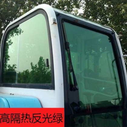 Excavator Window Film Explosion-Proof Heat Insulation Sun Protection Van Truck Solar Film Black Privacy Glass Film Self-Adhesive