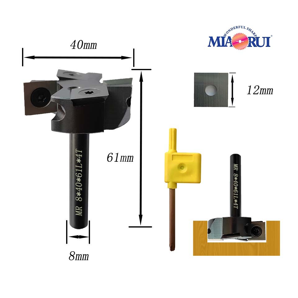 Carpintería abridor de orificios descartado, cuchillo de limpieza, cuchillo ranurado en forma de T, cuchillo de placa, cuchillo en forma de V, fresa de gong al por mayor, personalizado