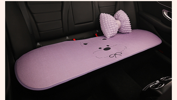 Car Seat Cushion for All Seasons, High-End Women's Summer Seat, Rear Thin Car Seat Cover, Seat Cushion, West Highland