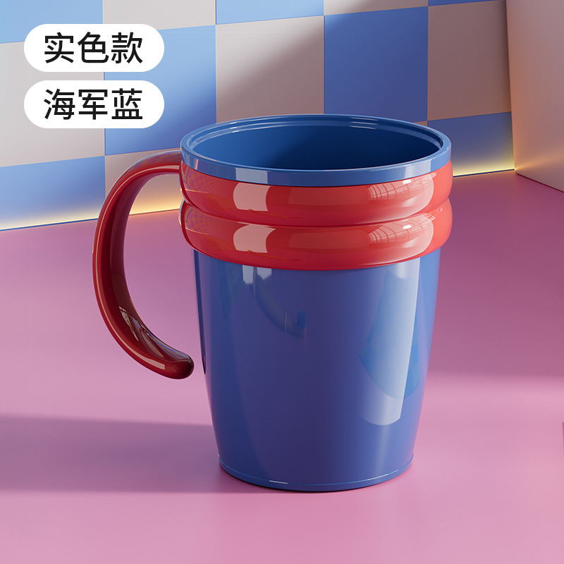 Taza de enjuague de alto valor facial para parejas domésticas, niños viajan, taza de enjuague portátil, taza de cepillo de dientes, taza de cepillo de dientes para dormitorios de estudiantes