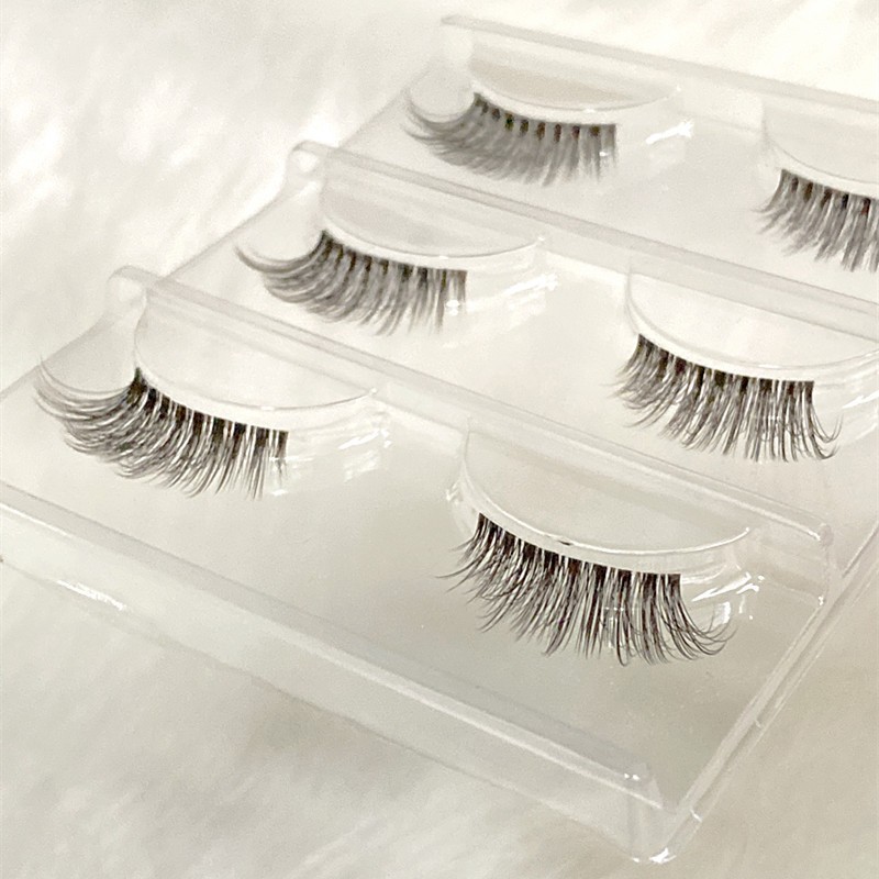 Classic Style Solid Color High-Grade Fiber False Eyelashes 1 Set display picture 10