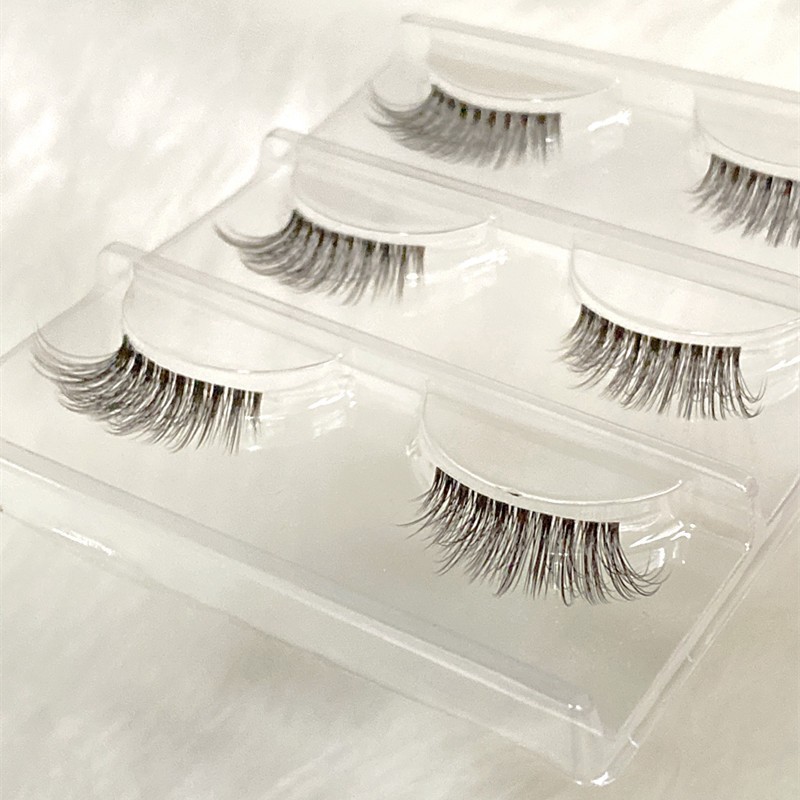 52g Weight False Eyelashes Makeup Tools Types 1 Set Quantity High-Grade Fiber Material Solid Color Pattern Classic Style Style Classic Style Solid Color High-Grade Fiber False Eyelashes 1 Set 9