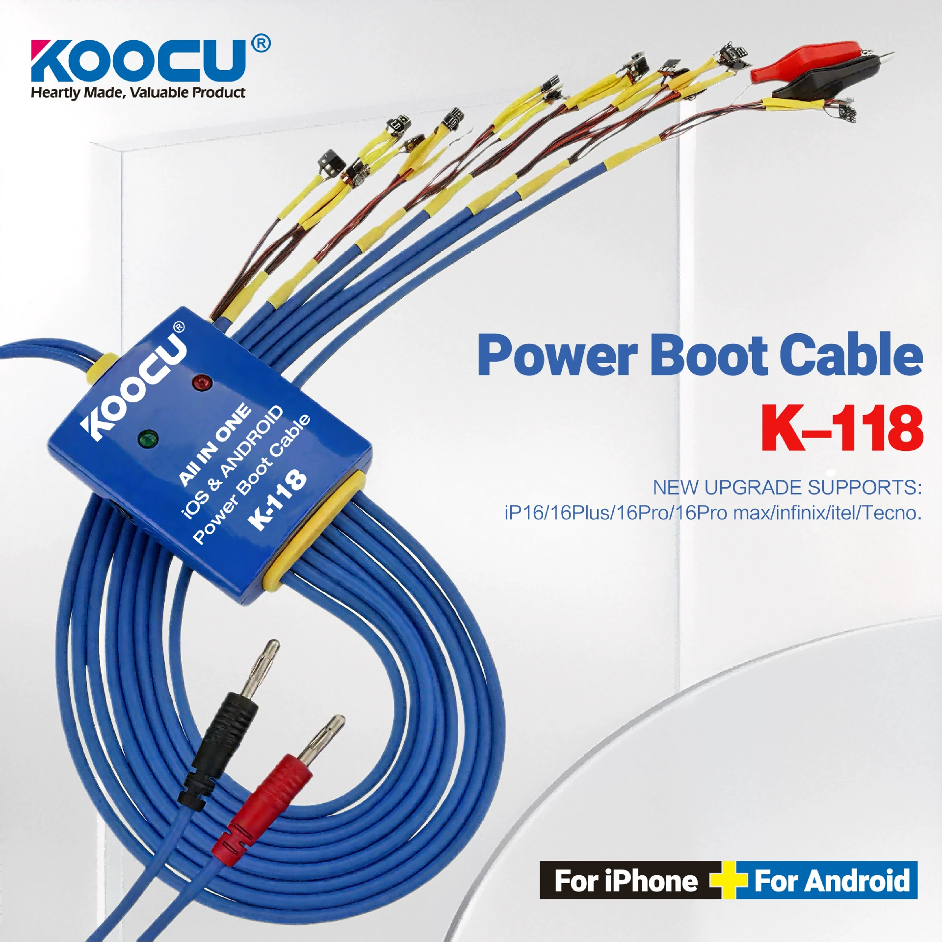 Новый шнур питания подходит для ремонта и активации мобильных телефонов Apple и Android для быстрого запуска.