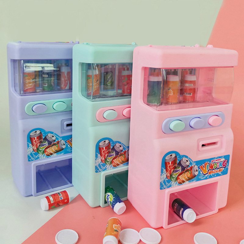 Children's family automatic big toy with coins