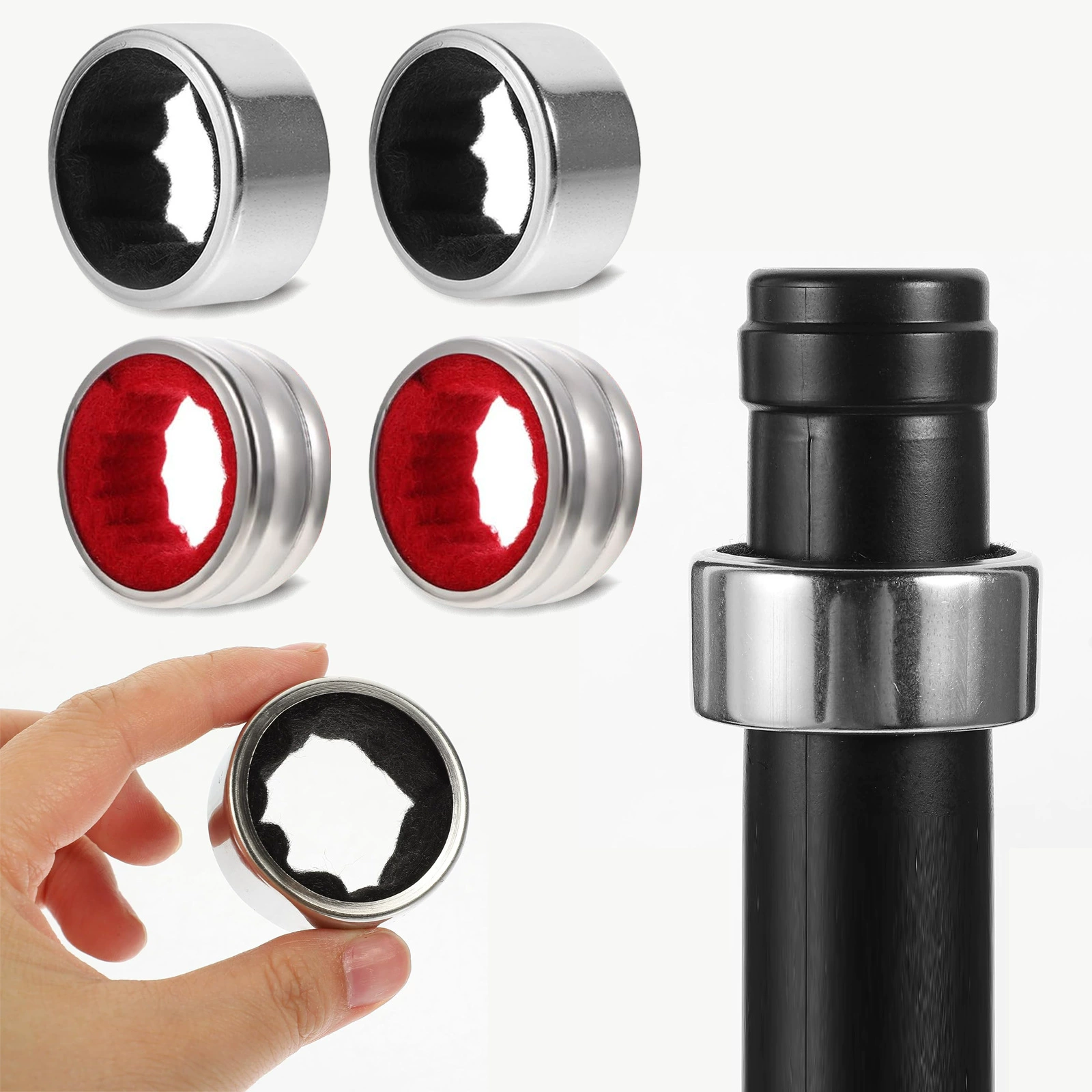 Amazon поставляет фланель из нержавеющей стали кольцо для красного вина аксессуары для виноградного вина капельное кольцо оптовая продажа с фабрики