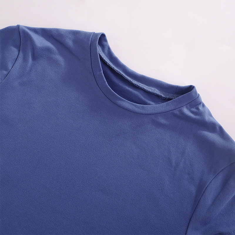 Women Clothing Spring Summer Solid Color Short Sleeve Casual Shorts Set