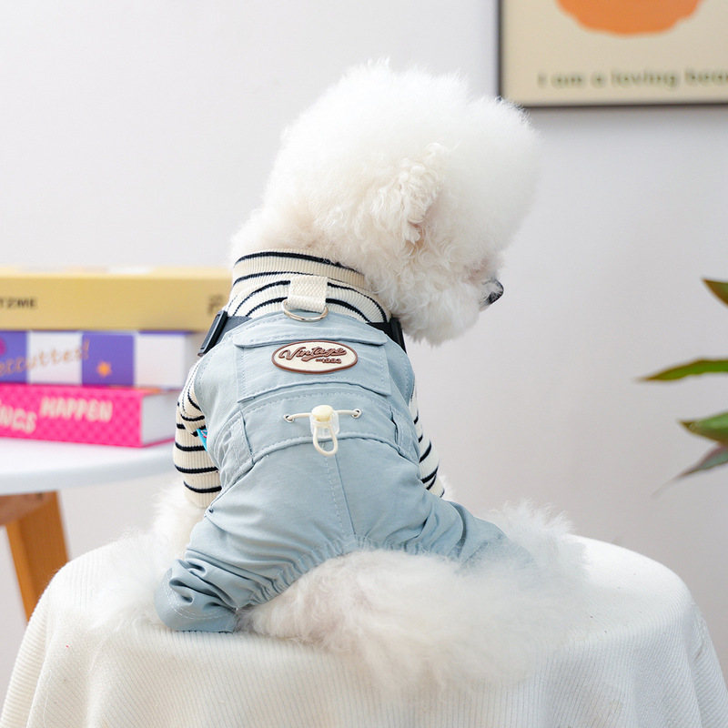 宠物圈狗狗猫猫服装服饰批发源头工厂直供秋冬款夏日工装背带裤|undefined
