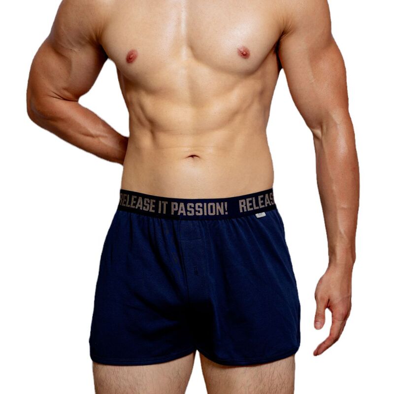 D.M Men's Underwear Youth Arrot Pants Low Waist Sexy Home Shorts Loose Large Size Four Corner Pajama Pants Cotton Letters