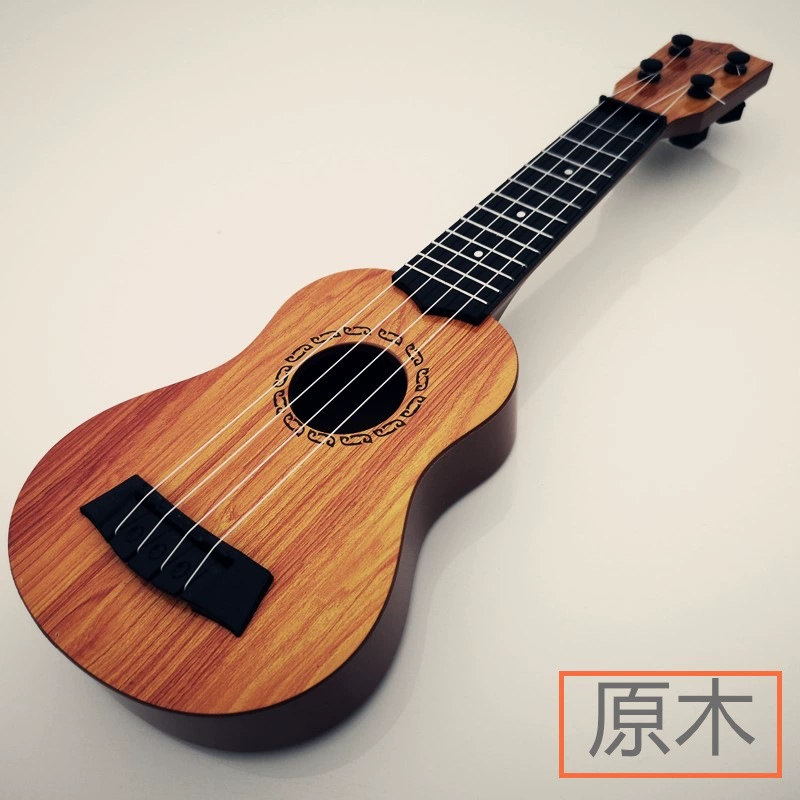 Укулеле 35/38 см, корпус в стиле акации, обучающая музыкальная игрушка с нотами для мальчиков и девочек